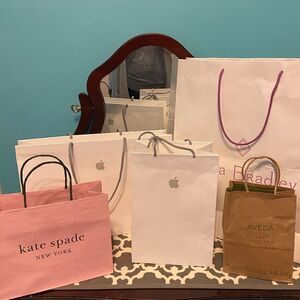 Huge lot of Store Bags Apple Kate Spade Vera Bradl